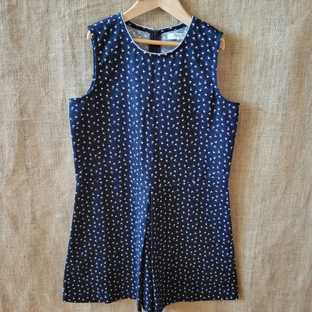 Brooks Brothers Fleece Navy Mini Florals Dress-14
